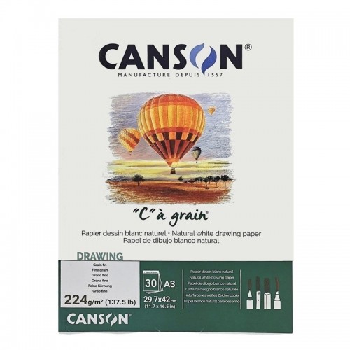 Block Canson C`a grain A3 224grs