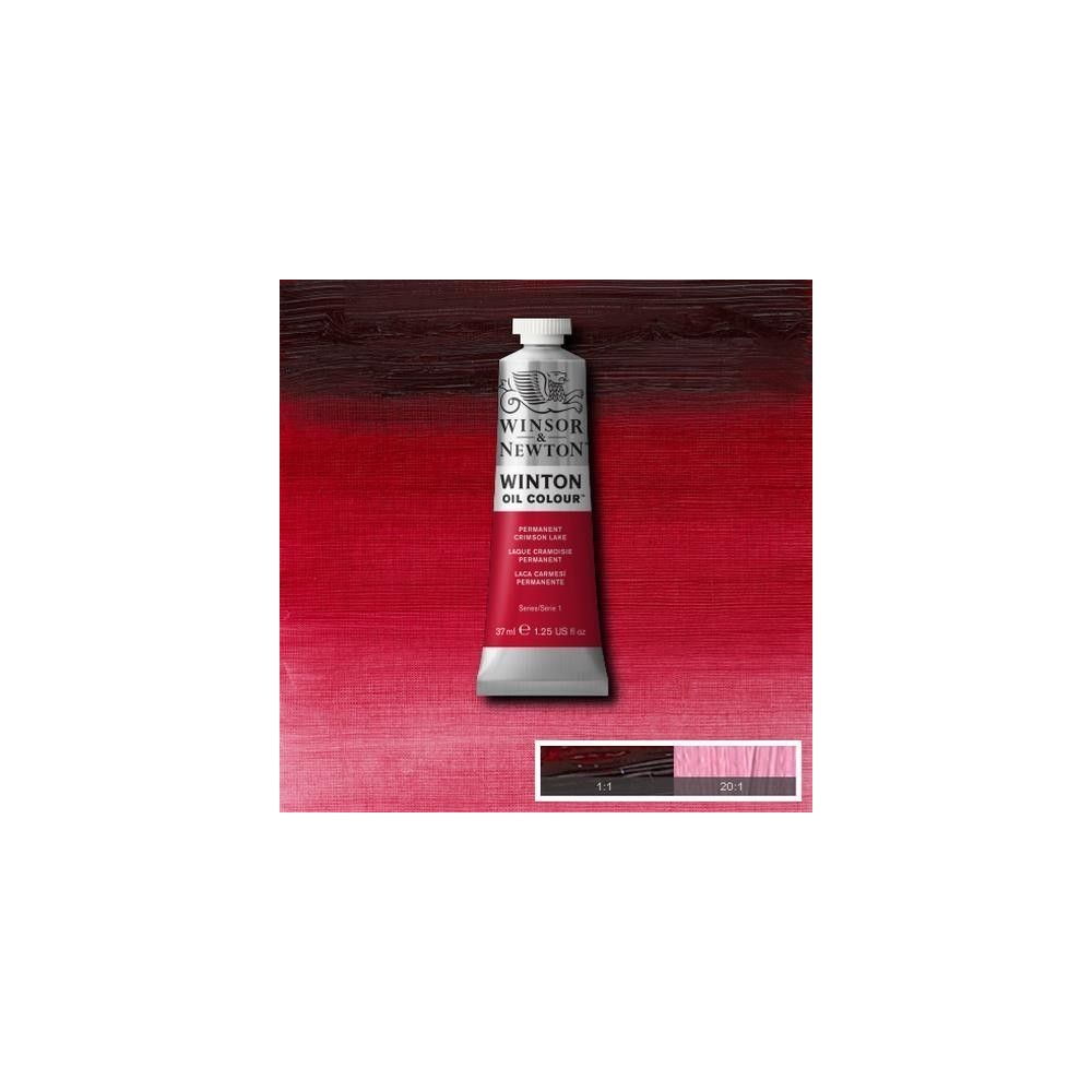 Oleo Winsor & Newton laca carmesí permanente