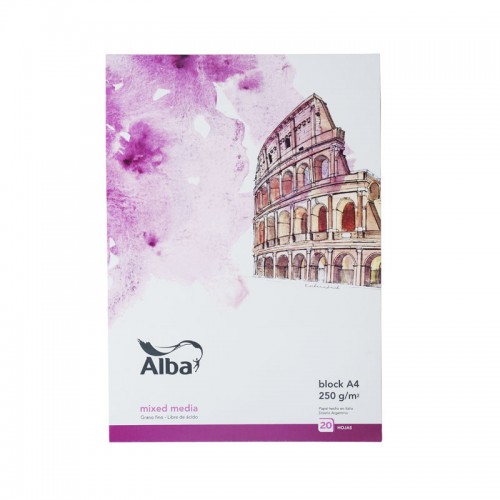 Block Mix Media Alba A4 250grs