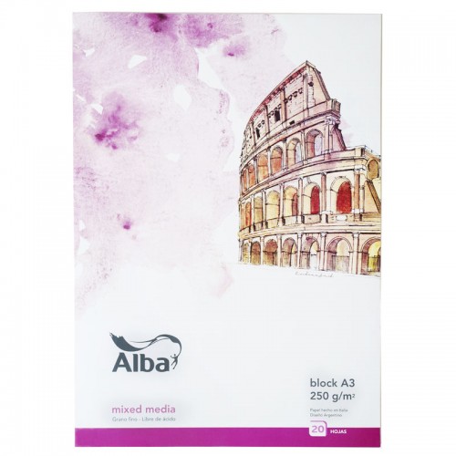 Block Mix Media Alba A3 250grs