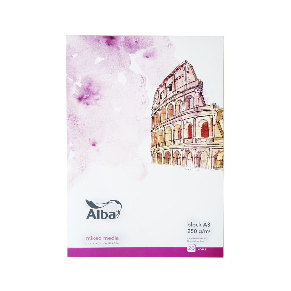 Block Mix Media Alba A3 250grs
