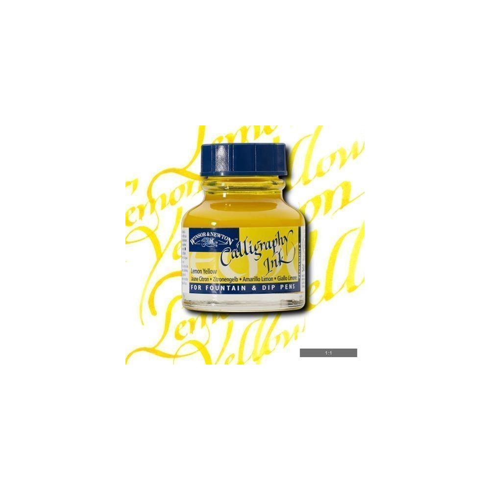 Tinta caligrafica W&N amarillo Limon