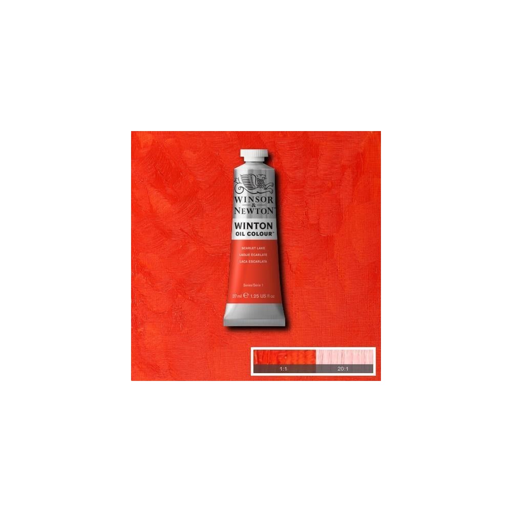 Oleo Winsor & Newton laca escarlata