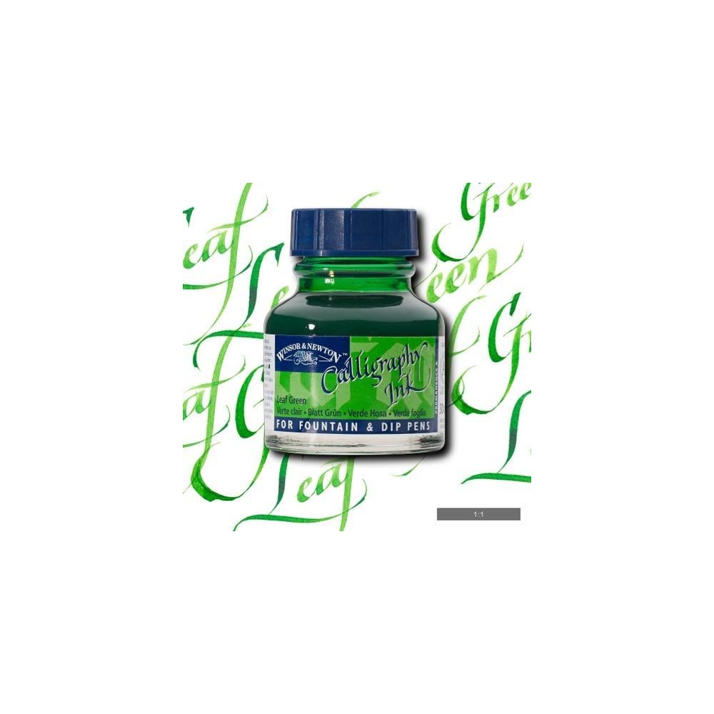 Tinta caligráfica W&N  Hoja verde