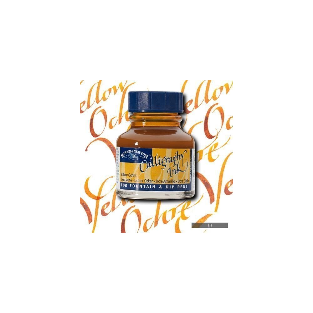 Tinta caligráfica W&N Amarillo ocre