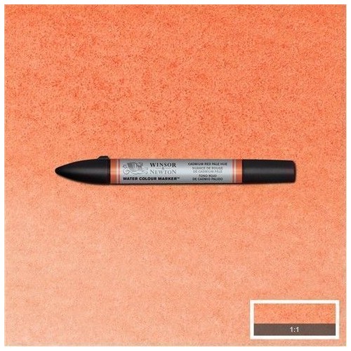 Bruspen de acuarela W&N  Cadmio rojo pálido