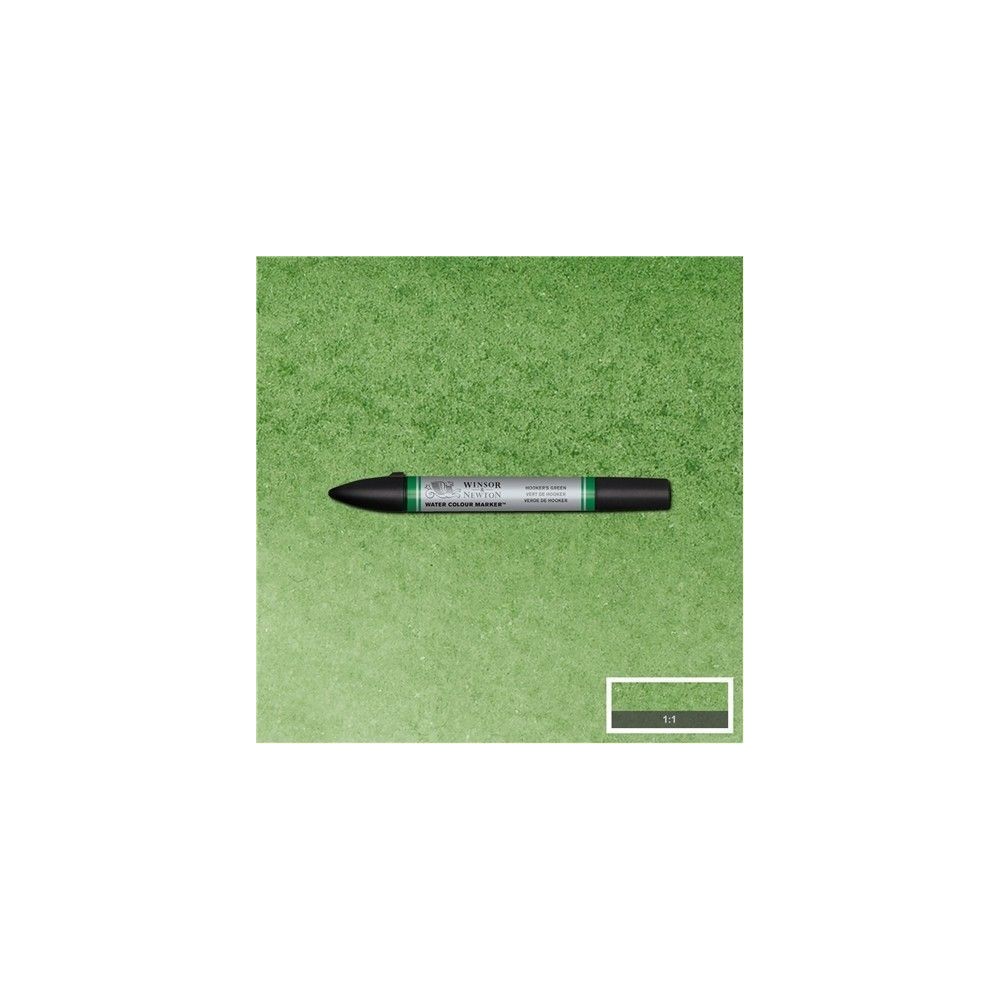 brushpen de acuarela W&N verde de Hooker