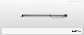 Pluma Lamy Logo acero mate