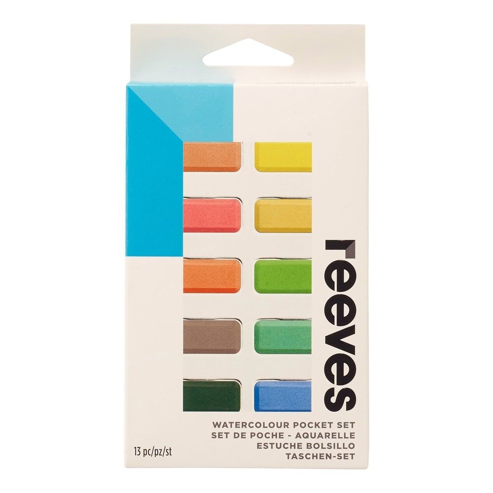 Acuarelas Reeves 12 pastillas