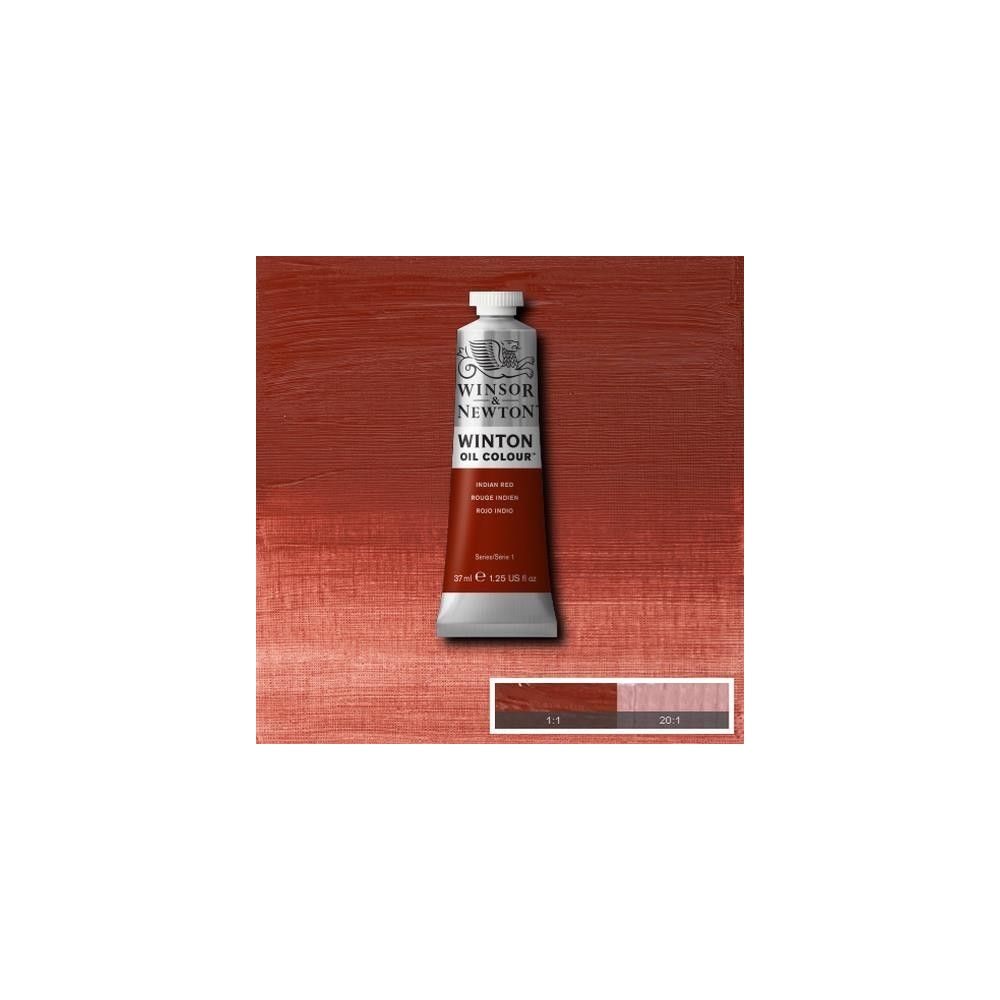 Oleo Winsor & Newton rojo indio