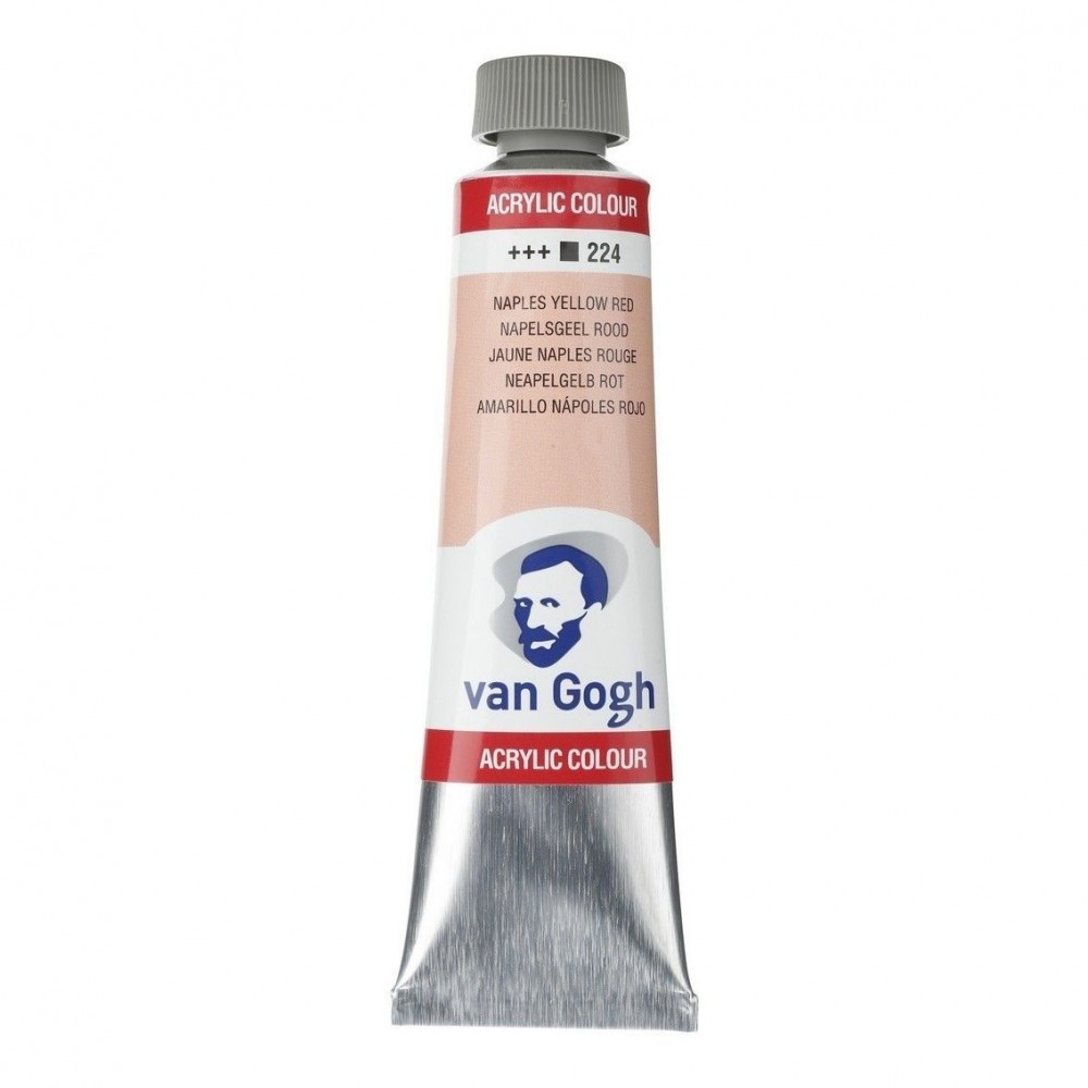 Acrílico Van Gogh AMARILLO NAPOLES ROJO