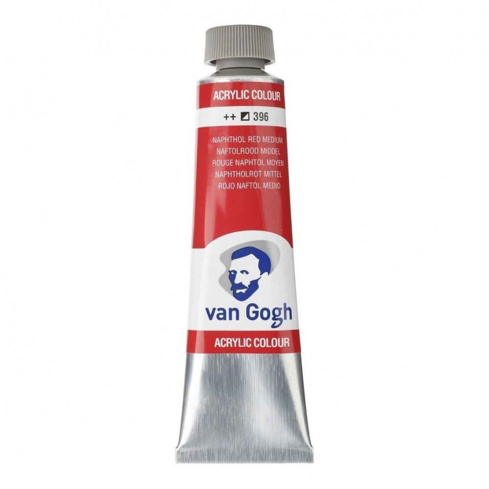 Acrílico Van Gogh Rojo Naftol Medio