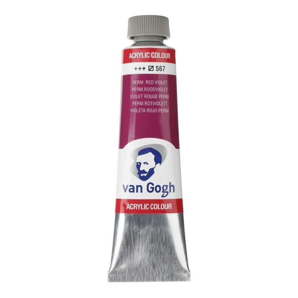Acrílico Van Gogh VIOLETA ROJO PERMANENTE.