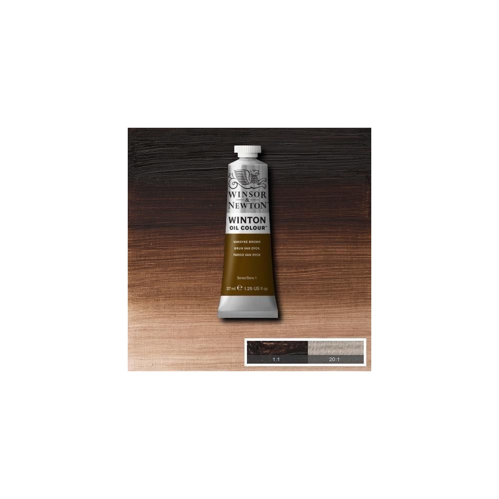 Oleo Winsor & Newton pardo Van Dyke