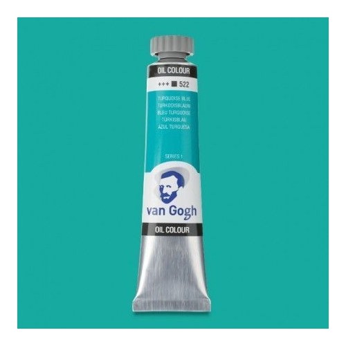 Oleo Van Gogh  Azul turquesa