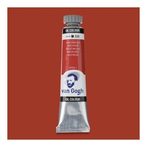 Oleo Van Gogh Rojo inglés