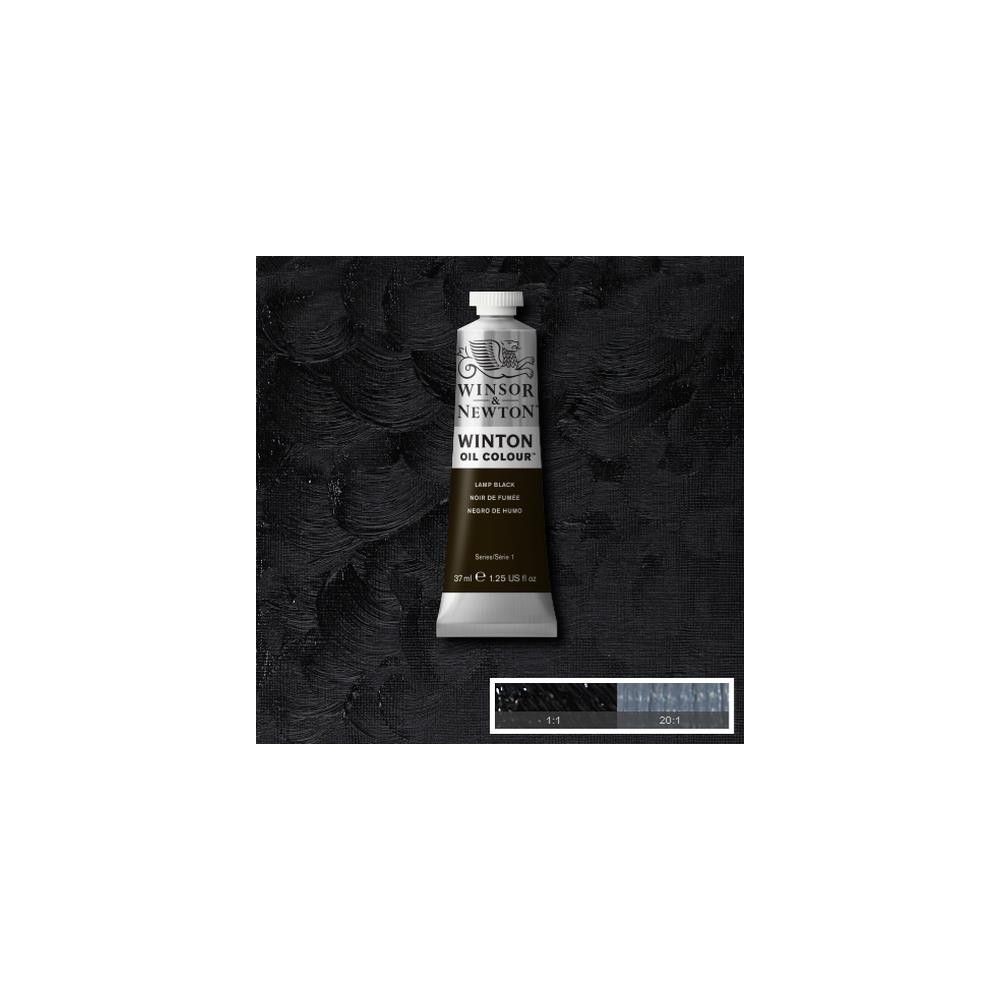 Oleo Winsor & Newton negro humo