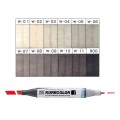 Rotuladores Kurecolor 12 Warm Gray