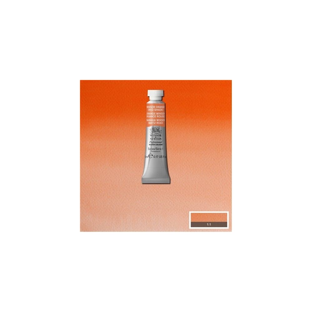 Acuarela Profesional W&N naranja winsor (sombra roja)