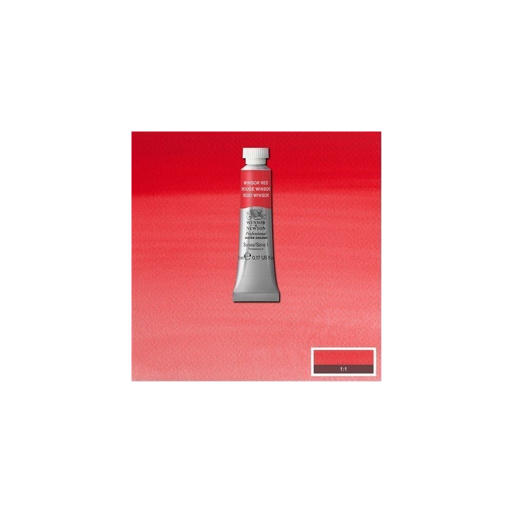 Acuarela Profesional W&N rojo winsor