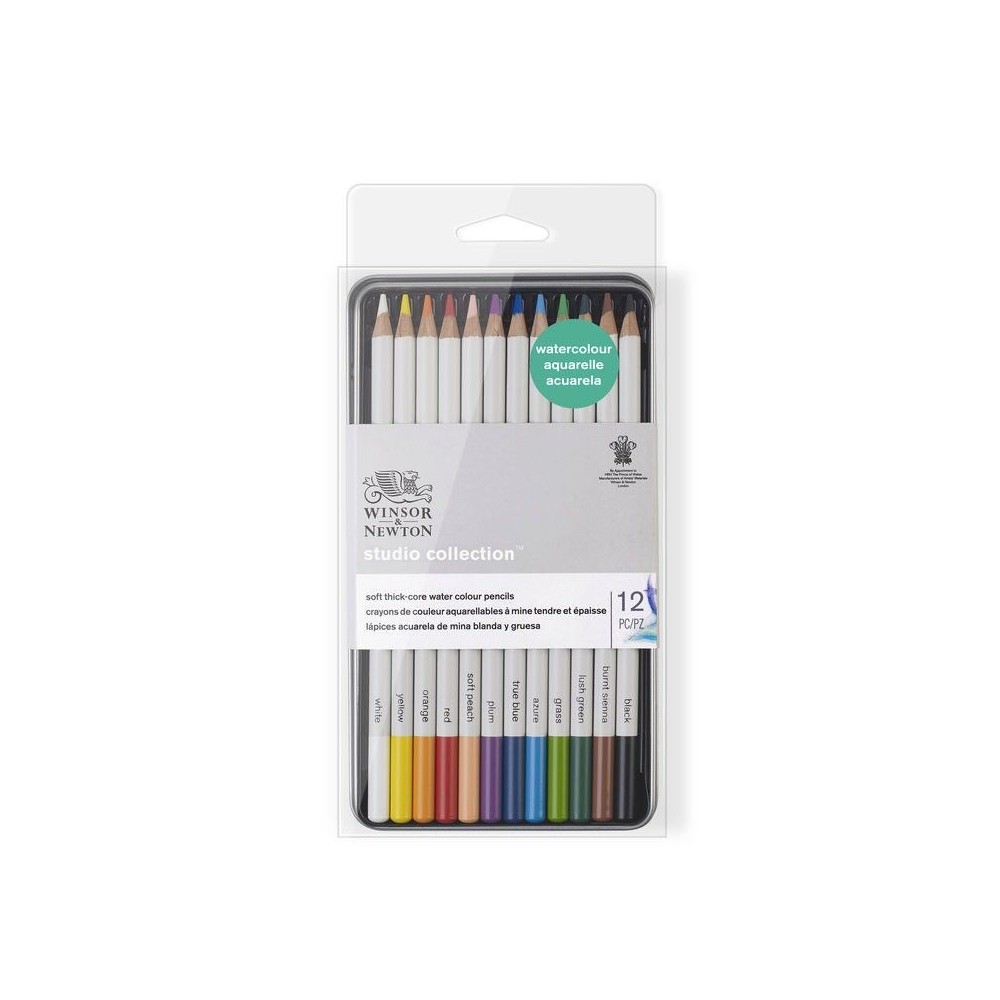 Lápices acuarelables W&N 12