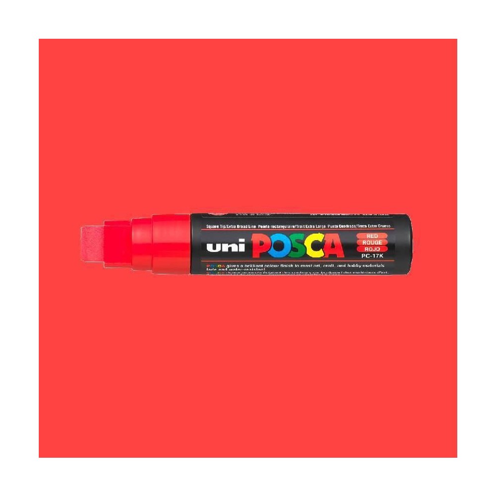 Marcador Posca 17K rojo