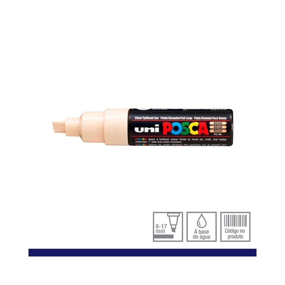 Marcador Posca 8k beige