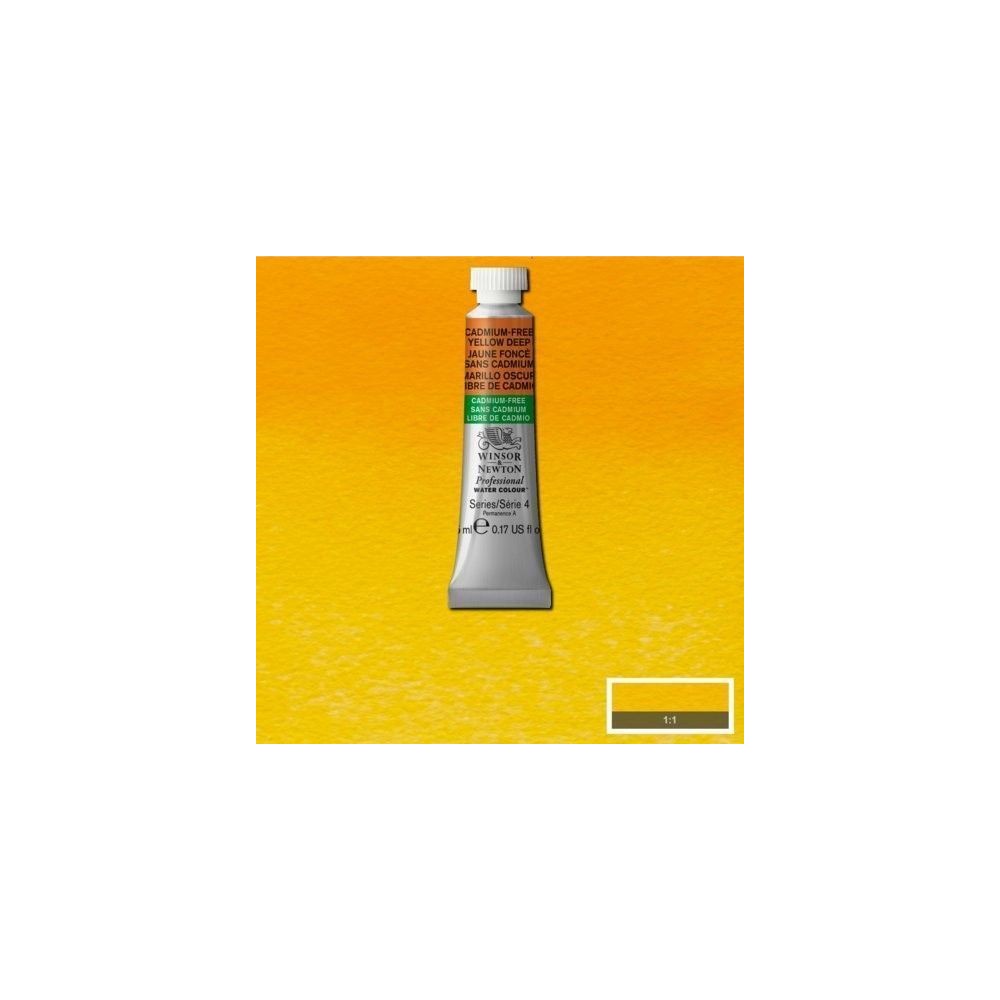 Acuarela Profesional W&N amarillo oscuro libre de cadmio