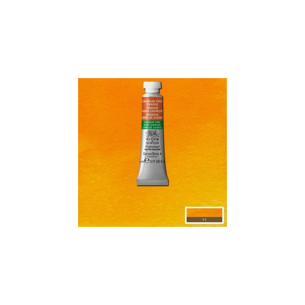 Acuarela Profesional W&N naranja sin cadmio