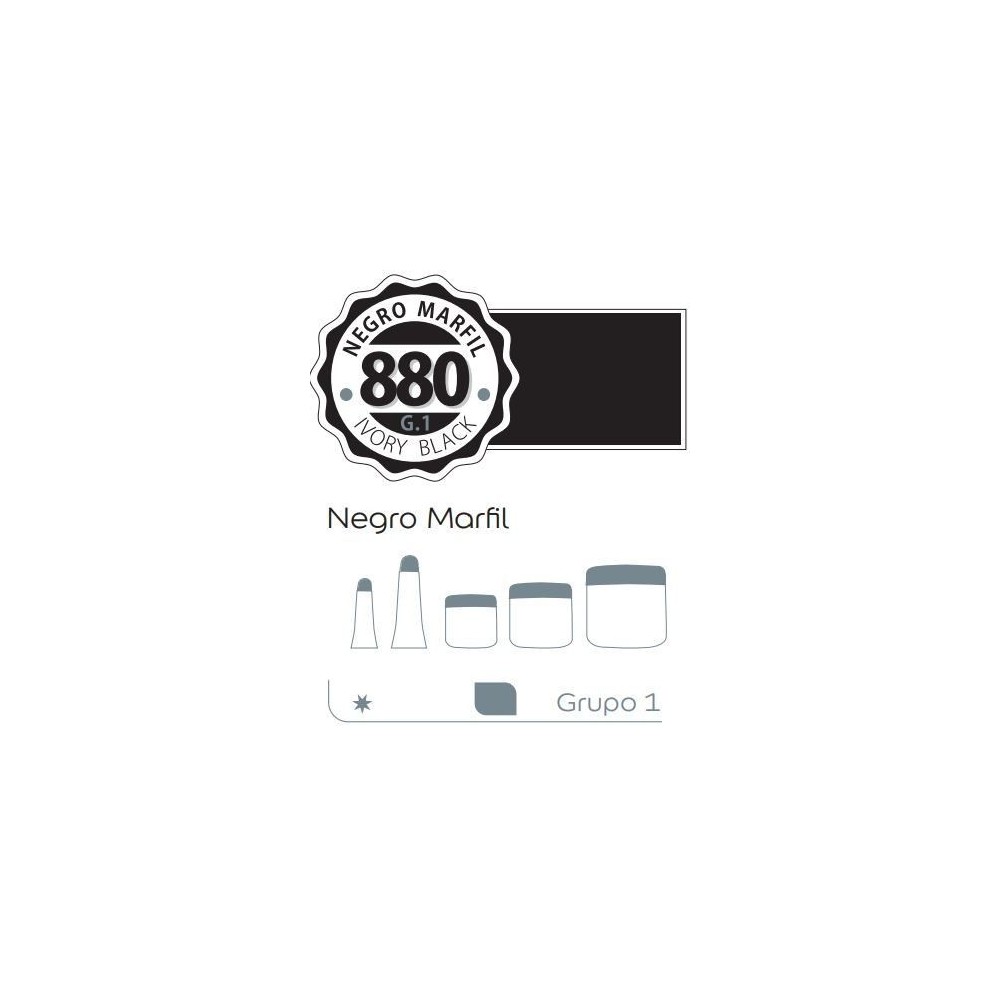 Acrilico Alba 60ml Negro de marfil