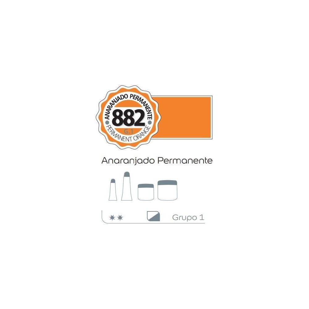 Acrilico Alba 60ml Anaranjado permanente