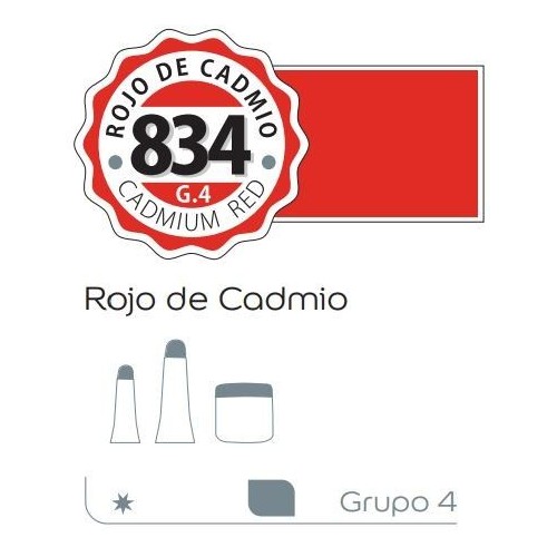 Acrilico Alba 60ml Rojo de cadmio