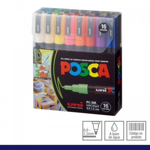 Estuche Posca 3M  16 unidades