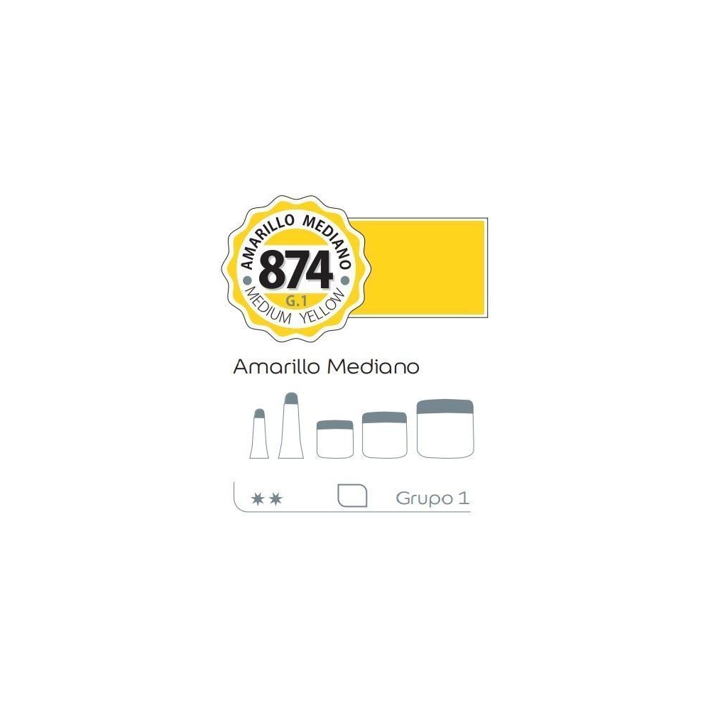 Acrilico Alba 500ml Amarillo mediano