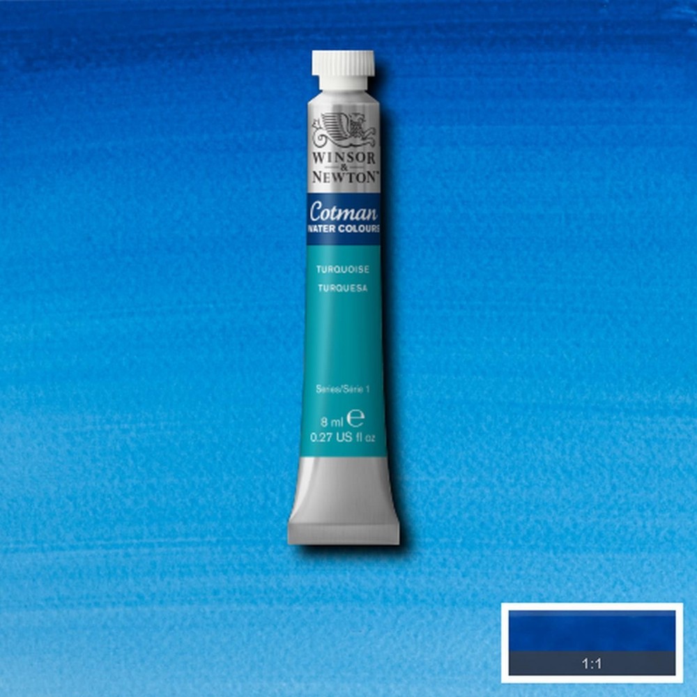 Acuarela Cotman azul ultramar