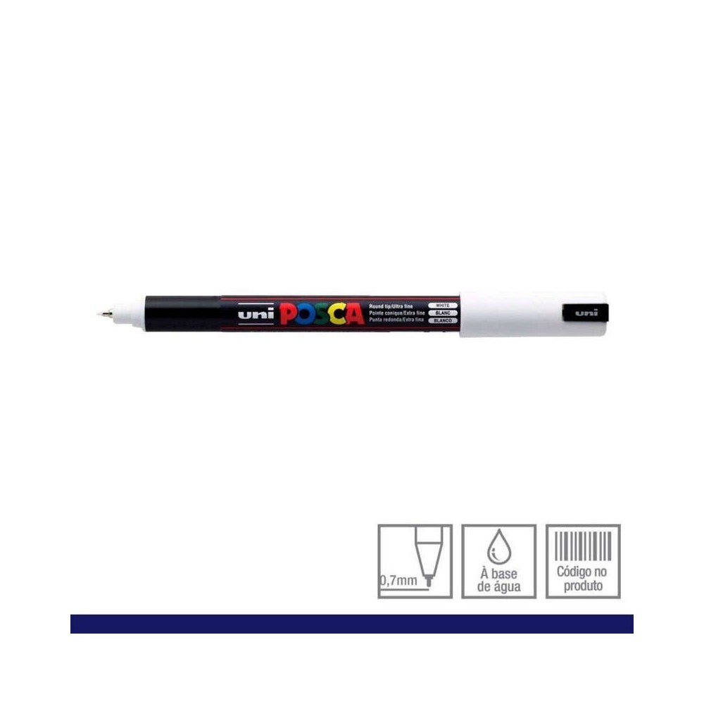 Marcador Posca 1MR blanco