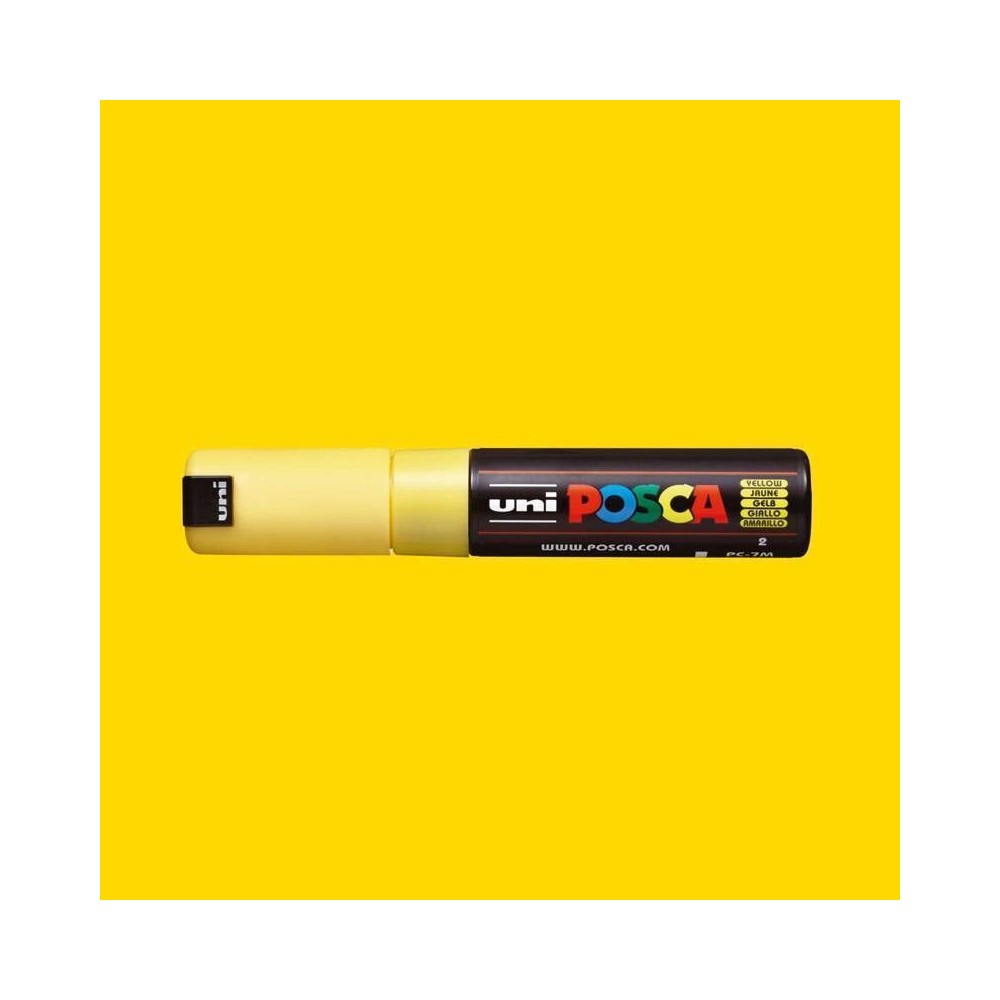 Marcador Posca 7M amarillo