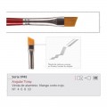 Pincel angular toray Hobby Art Nº4