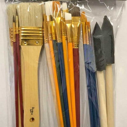 Set pinceles surtidos 25 unidades