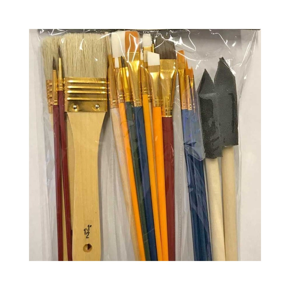 Set pinceles surtidos 25 unidades