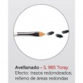 Pincel Avellanado toray dorado Nº10