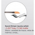 Pincel sable toray dorado Nº 1/4
