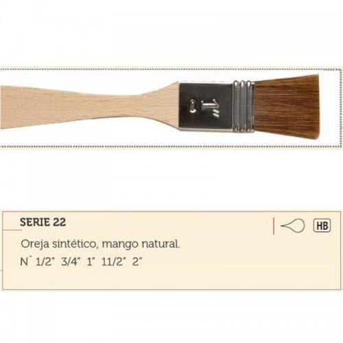 Pinceleta Casan oreja sintetica Nº1,5"