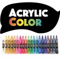 Marcadores Alba Acrylic Color 5 unidades L 6mm