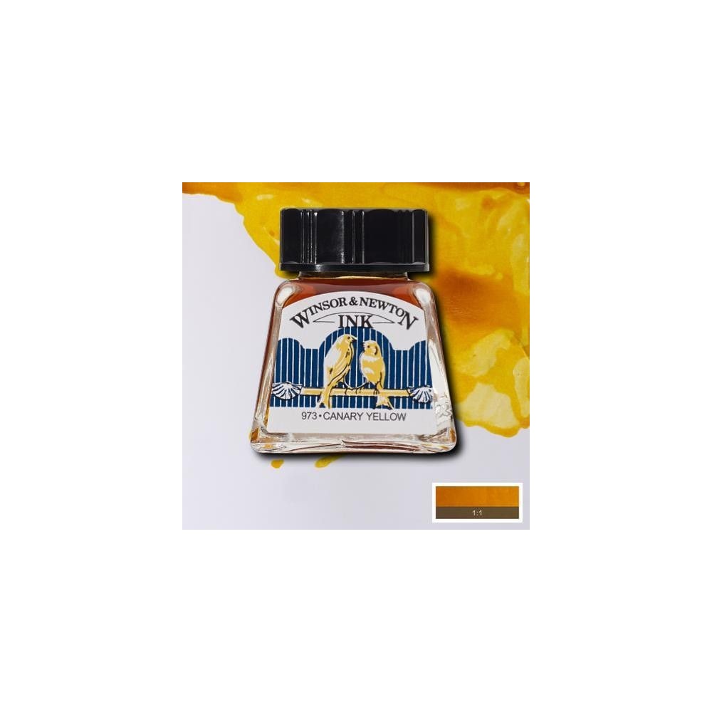 Tinta W&N amarillo canario