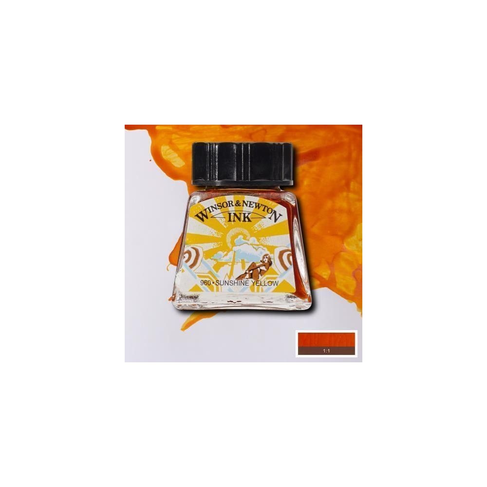 Tinta W&N amarillo sol