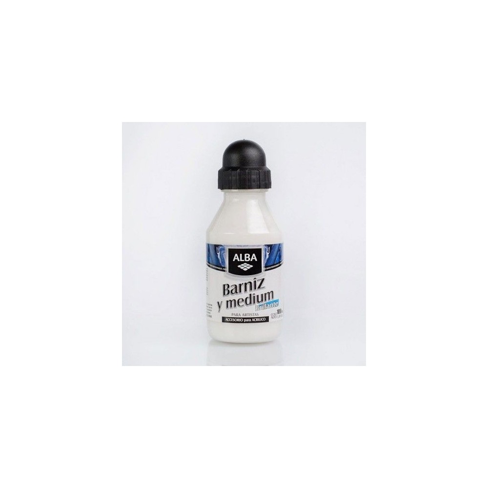 Barniz y Medium Alba Brillante 100ml