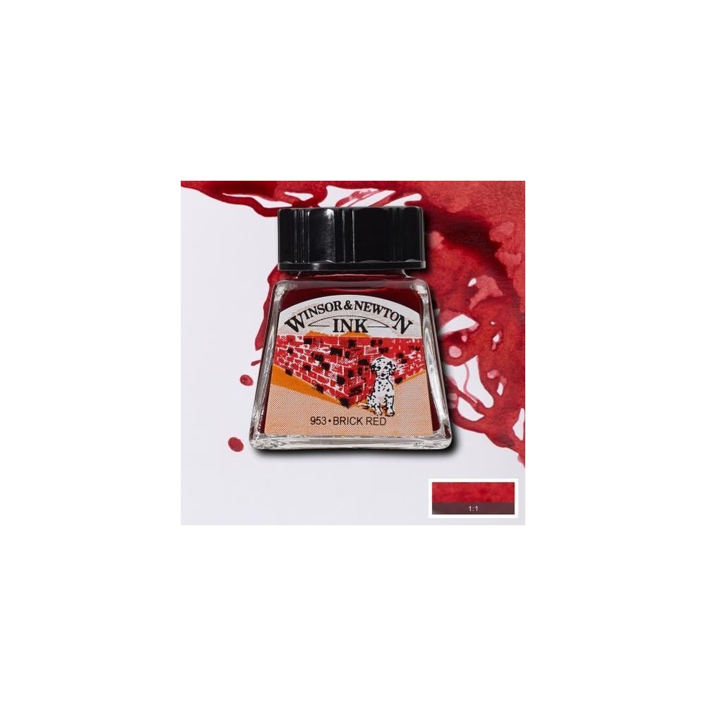 Tinta W&N ladrillo rojo