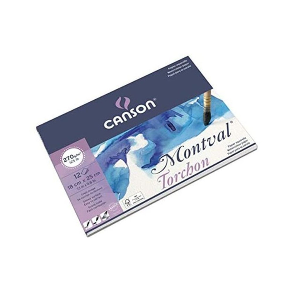 Block Canson Montval 18x25cm 270grs