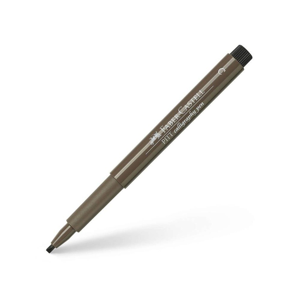 Marcador Calligraphy Faber Castell Marron nogal